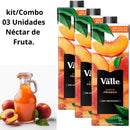 Kit 3 Suco Del Valle Pêssego 1L