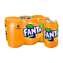 Pack 6 Fanta Laranja 350ml